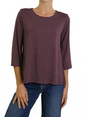 Maglia a righe con manica 3/4